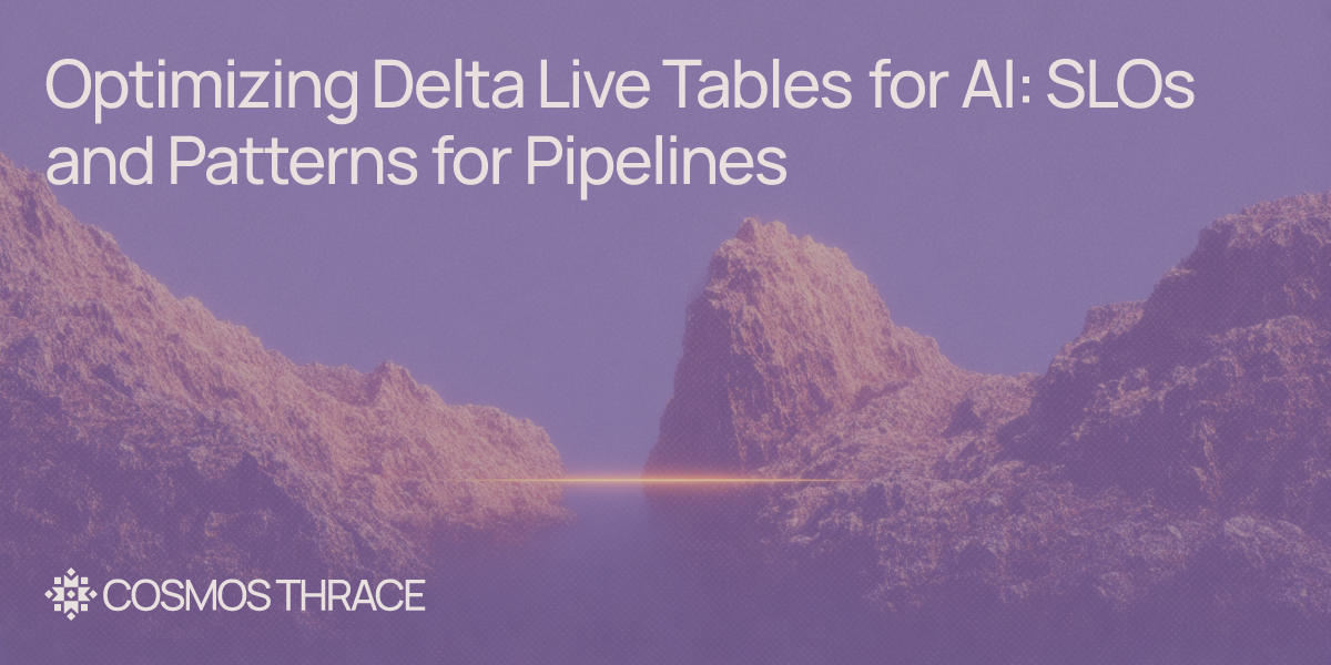 Delta Live Tables Tuning for AI Feature Pipelines